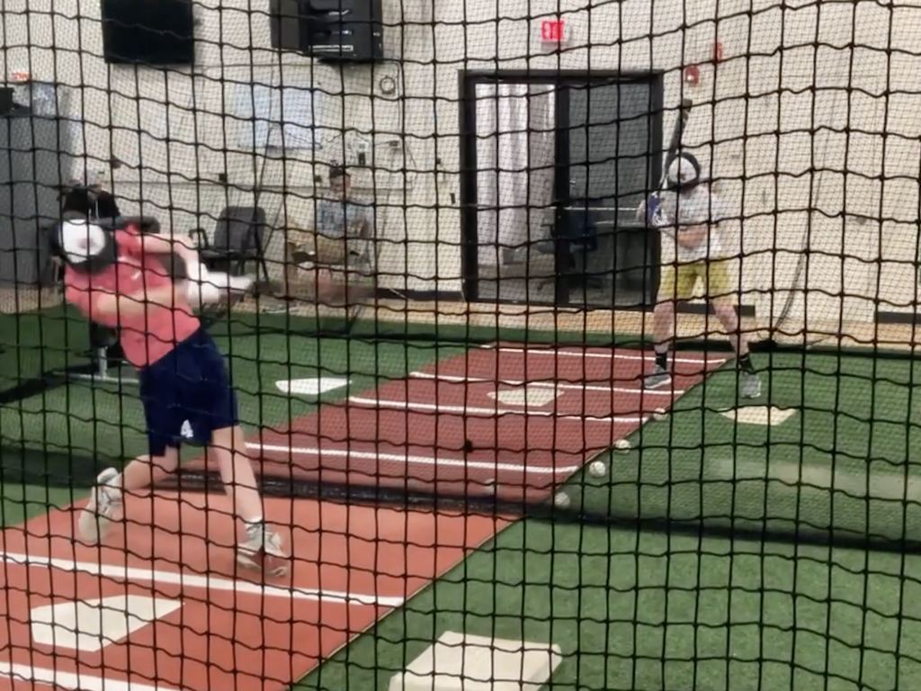 Espinosa Baseball 4 on 1 hitting clinic video featured image