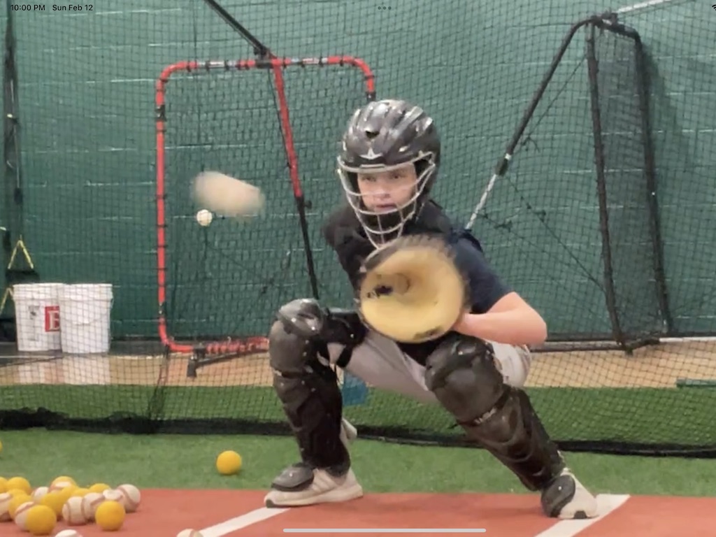 Espinosa Baseball catching instruction receiving drill